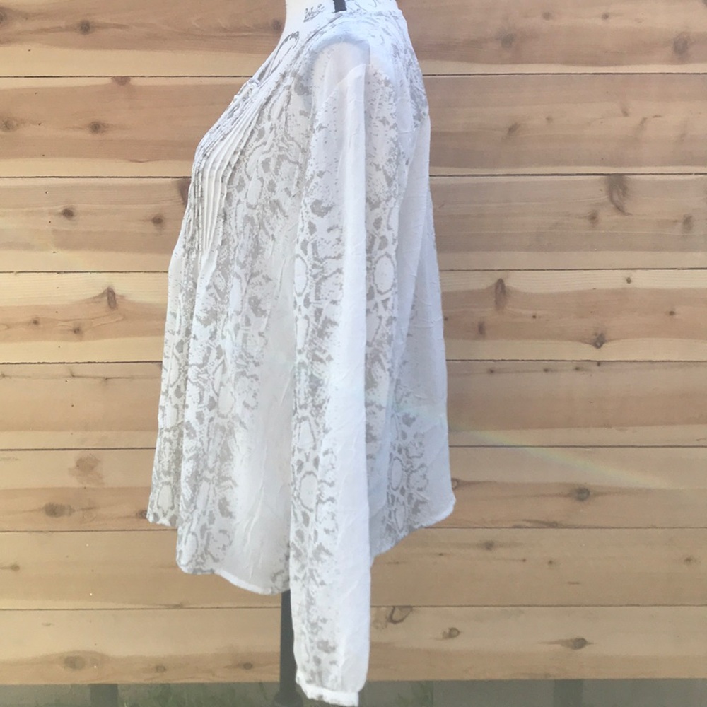 Lucky Brand Sheer Blouse - Picture 3 of 5